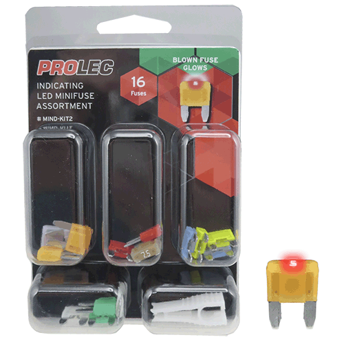 LED Indicating Mini Fuse Kit