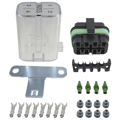 Kit includes tall cover, terminals & seals 32V