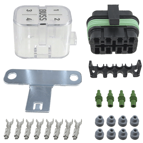 Kit includes short cover, terminals & seals 32V