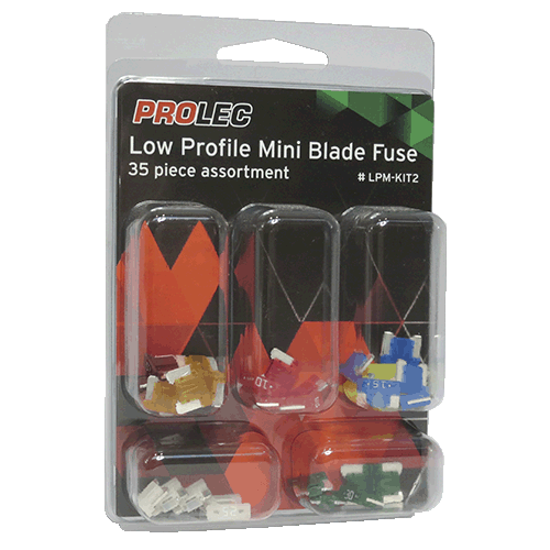 Low Profile Mini Fuse Kit 35 piece assortment