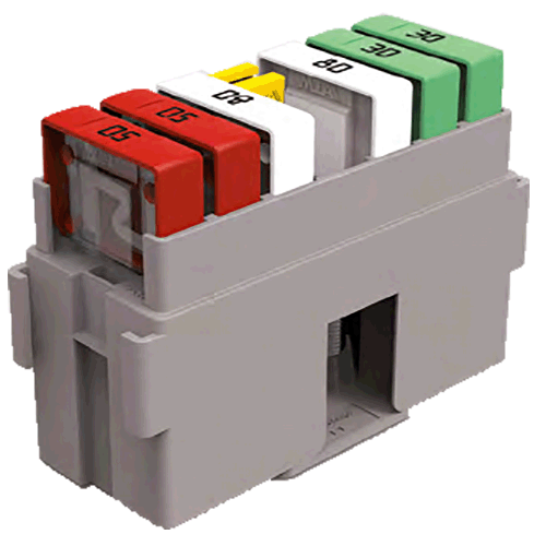 6 x Maxi fuse (single power feed) Module