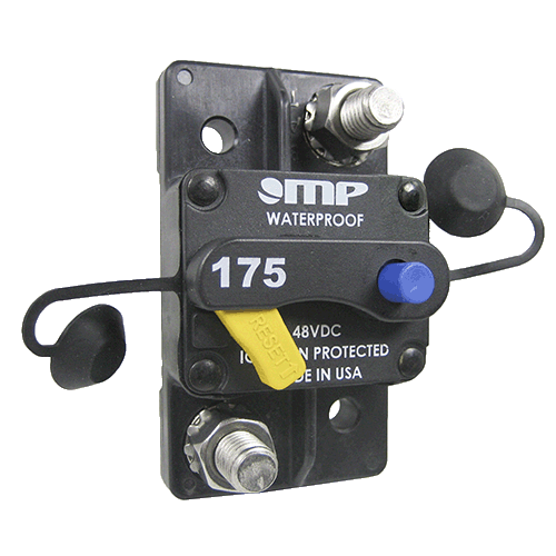 Manual Reset (PTT) 30V - 48VDC, 3/8 inch studs