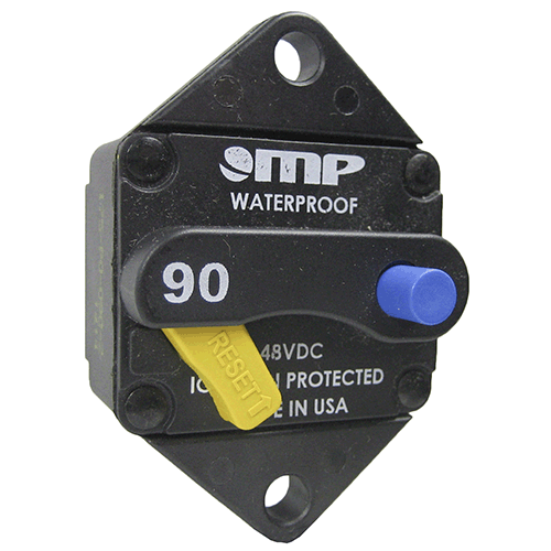 Manual Reset (PTT) 30V - 48VDC, 1/4 inch studs